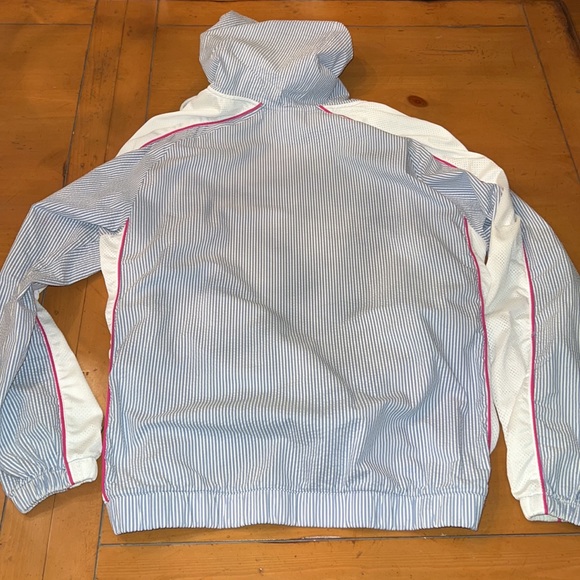 Mens “Champion” seersucker zip-up jacket with hood - size large (barely worn) - Picture 4 of 4